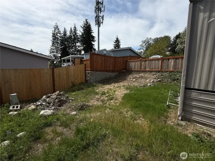 Back yard space