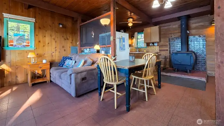 Living Room and dining table