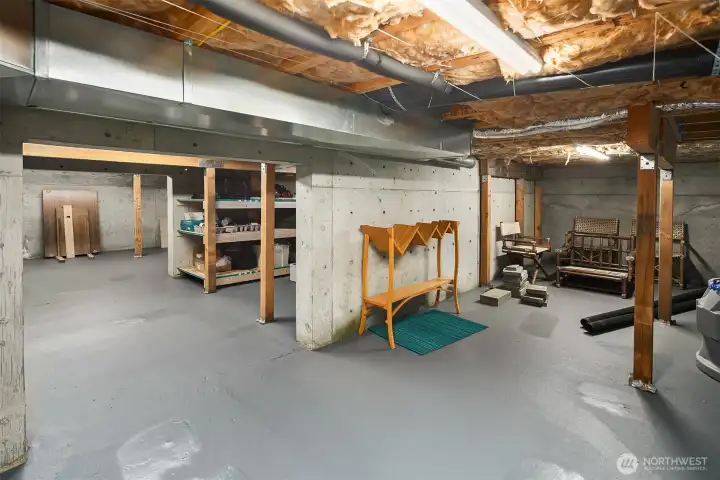 Basement storage