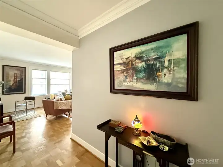 Gracious entry to the unit (previous tenants)