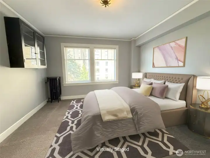 Second bedroom (staged)