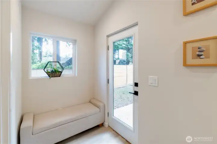Mudroom Entrance Mudroom Entrance