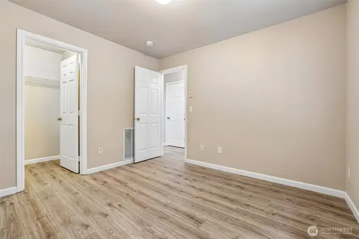3 bedrooms upstairs.
