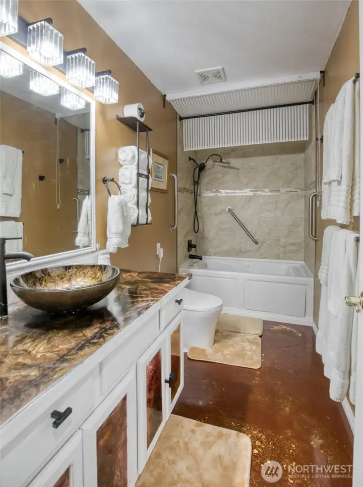 Downstairs full bathroom Downstairs full bathroom