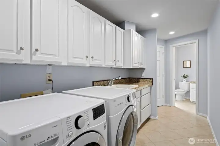 Utility and Powder Room Utility and Powder Room