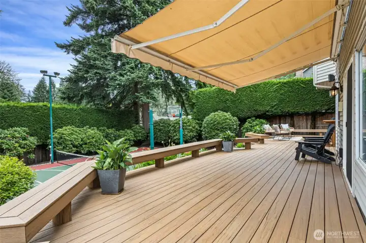 Back Deck with Awning Back Deck with Awning