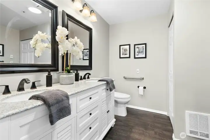 Primary Bathroom, large and updated. Primary Bathroom, large and updated.