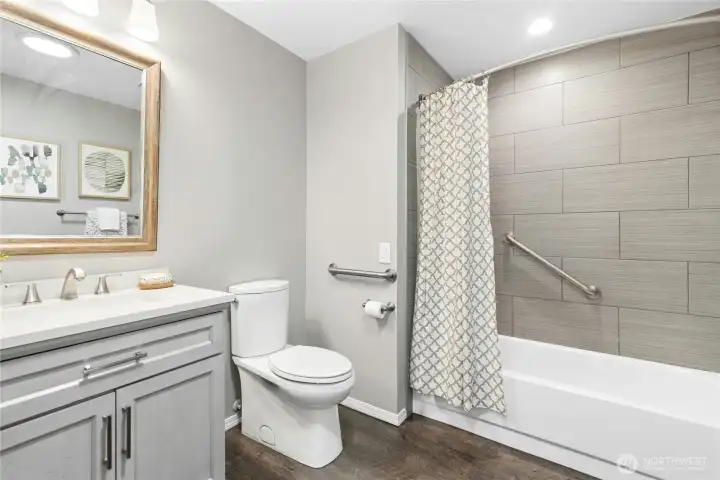 Updated secondary bathroom Updated secondary bathroom