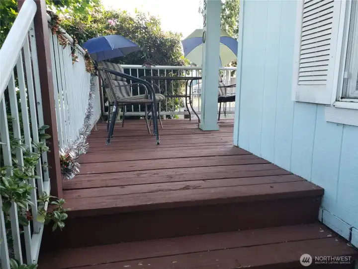 Another Picture of the newly replaced Deck. Another Picture of the newly replaced Deck.