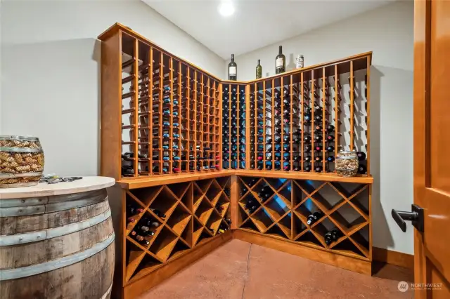 A large wine cellar where passion meets palate. Curate your own collection in a space designed for connoisseurs and casual collectors alike.