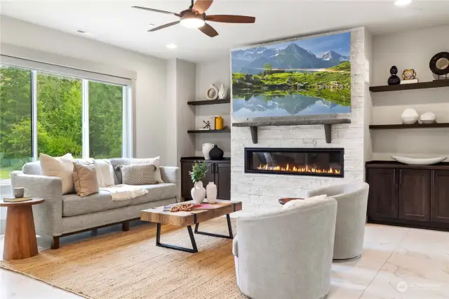 Great Room with Gas Fireplace