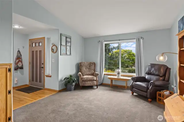 Front living room & front door
