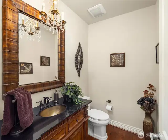 Main floor powder room