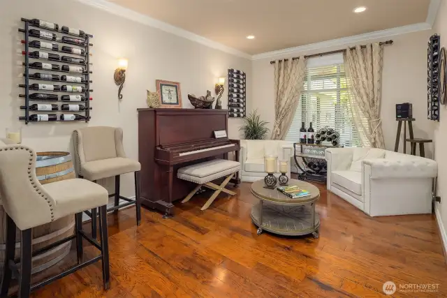 Living room  Living room/parlor off entry, ideal flex space