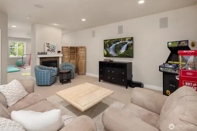 Bonus and exercise room behind