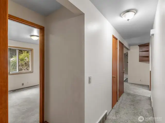 upstairs hallway