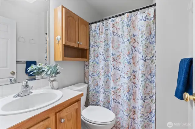 3/4 bathroom downstairs