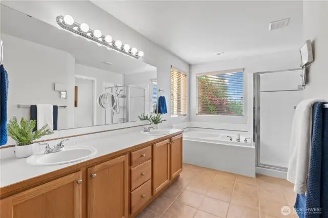 5 piece primary bathroom