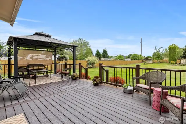 Trex deck and gazebo