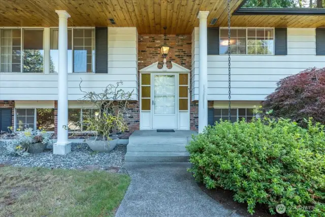 Beautiful entry and front of home.