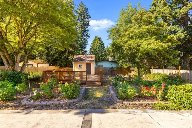 Amazing landscaping awaits your gardening touch