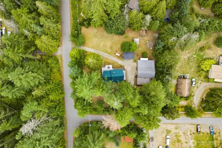 Expansive corner lot—nearly an acre of space for all your outdoor dreams.
