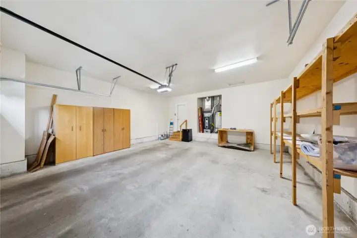 ttached oversized 2-car garage with plenty of extra space for storage, tools, or outdoor gear.