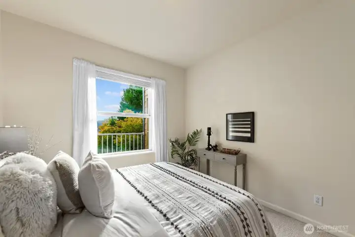 Second bedroom would also make a wonderful office.