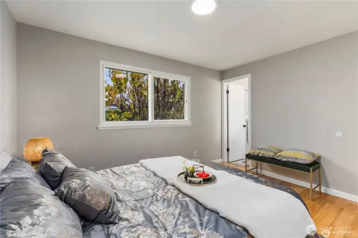 Upstair Primary Bedroom with its own bathroom