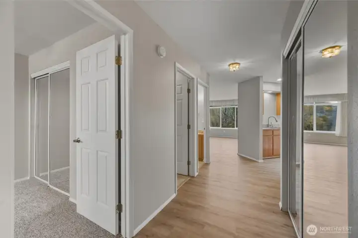 Front door entrance to living space