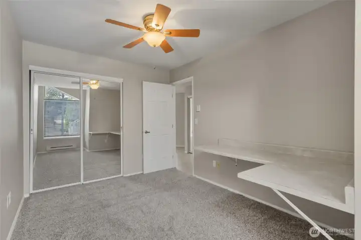 Bedroom #2 with large closet