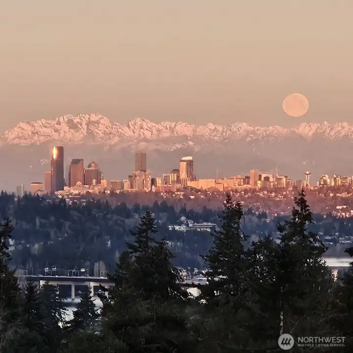 Winters are blue and snowy.