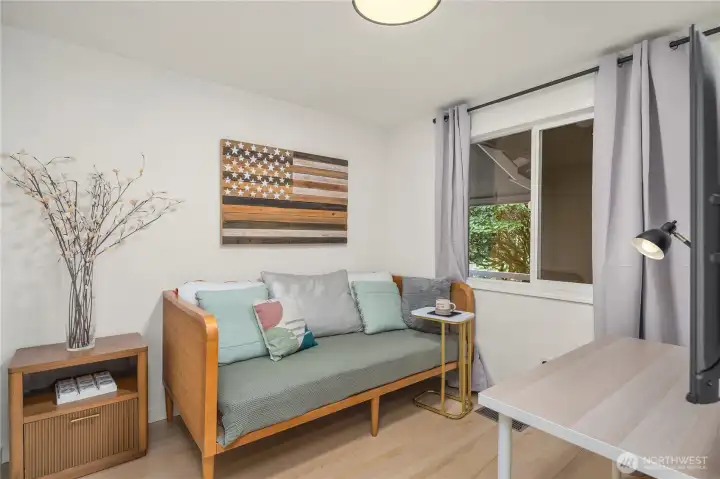 office next to living room