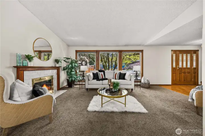 Large windows funnel in tons of natural light!