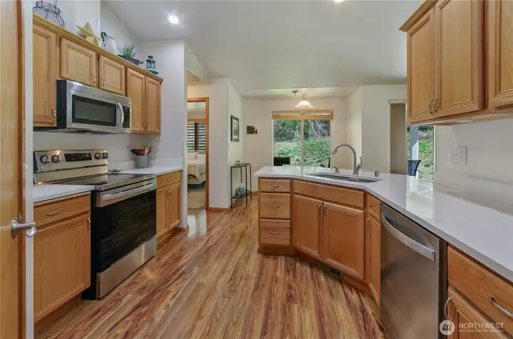 Newer stainless steel appliances!