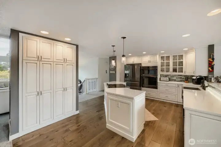 Pantry and open plan