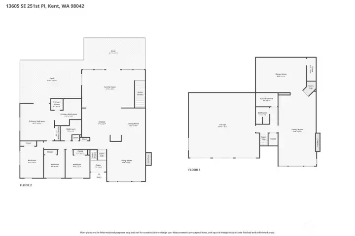 Total floor plan Total floor plan