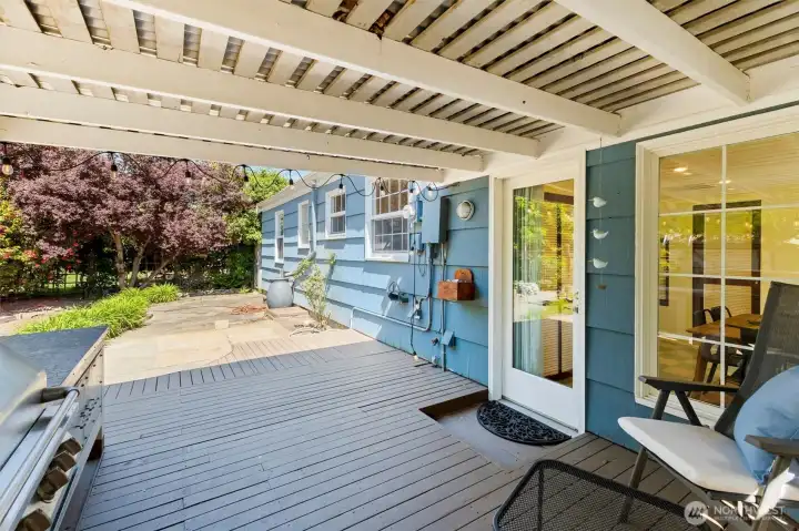 Spacious outdoor entertaining areas create an ideal setting for summer gatherings and everyday living.