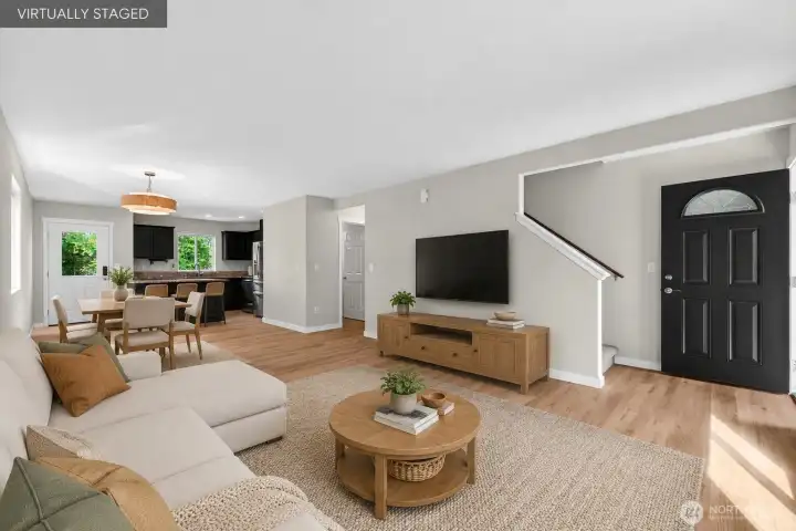 Open concept makes this home feel so much more spacious then the SF would have you believe.