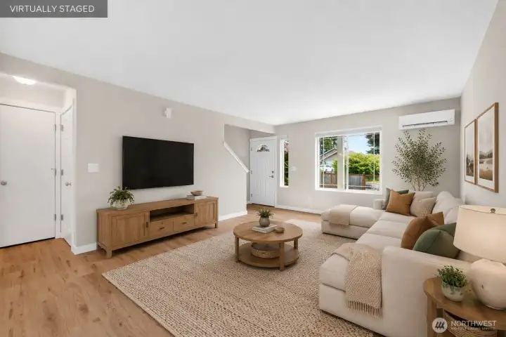 Perfect space for entertaining, featuring an open-concept layout that flows seamlessly from the living area to the dining space, creating an ideal atmosphere for gatherings and social events.