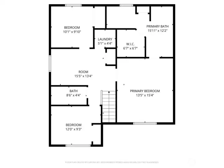 Second floor has tons of space!