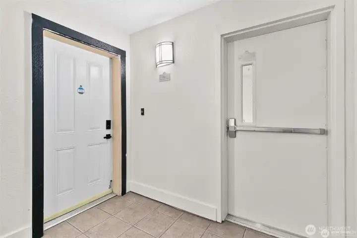 front entry of unit front entry of unit