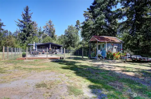 Home with Patio Area