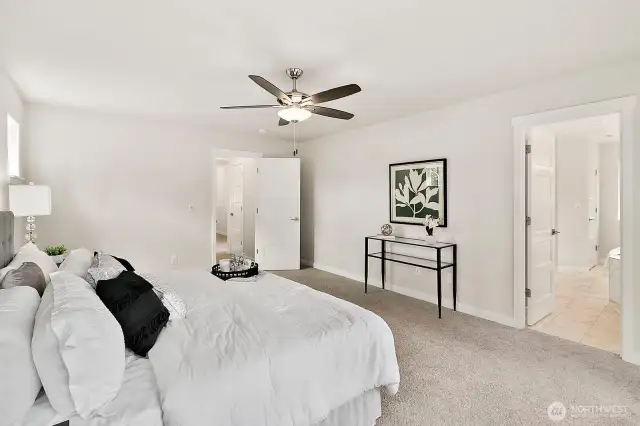 Home is under construction. Photos are of a previously built home from the same community with similar finishes that are staged. Builder reserves the right to change features, plans, prices & specifications without notice. Features vary by plan. Buyer to verify square footage.