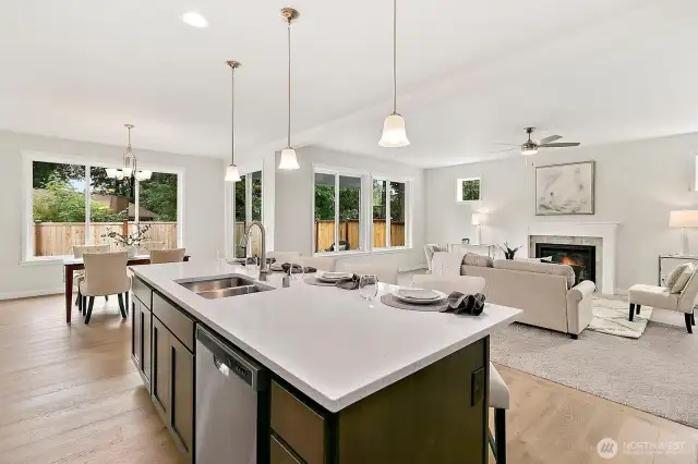 Home is under construction. Photos are of a previously built home from the same community with similar finishes that are staged. Builder reserves the right to change features, plans, prices & specifications without notice. Features vary by plan. Buyer to verify square footage.