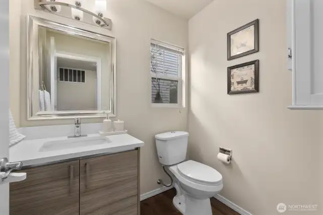 Main floor powder room.