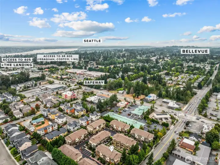 Shop and eat at the great restaurants within a a block. Bellevue, Issaquah 10 minutes away.