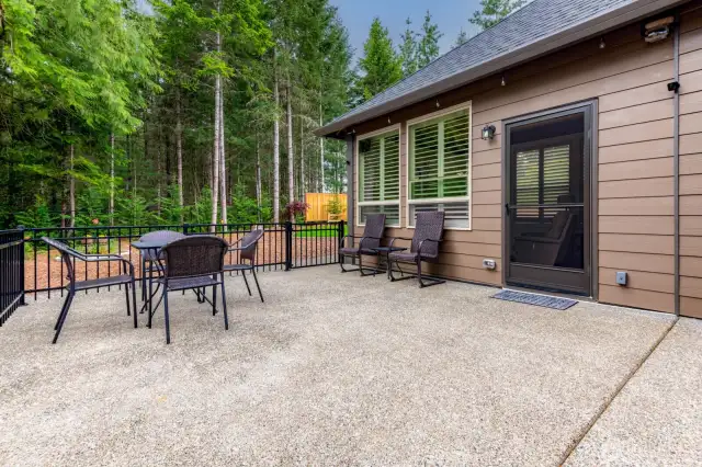 Patio off Sunroom