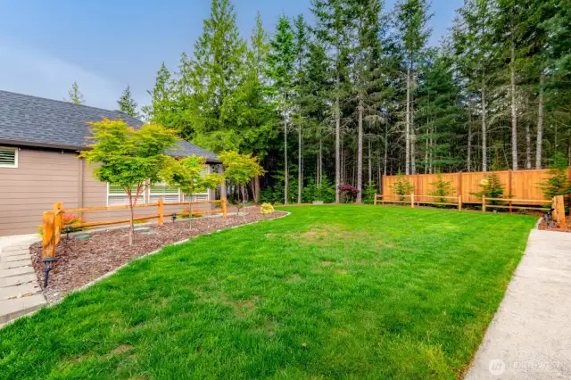 Fully Fenced Yard