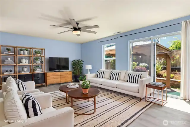 Living Room Virtual Staging